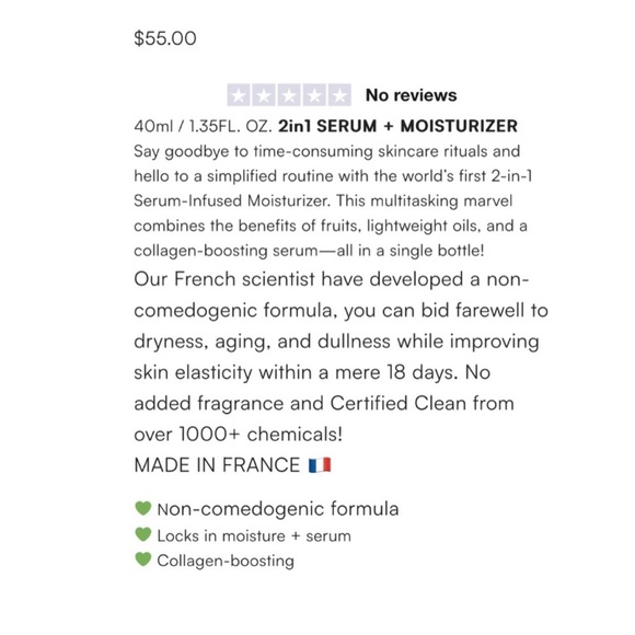 New Mudmasky Serum Infused Moisturizer 40mL - Picture 4 of 4